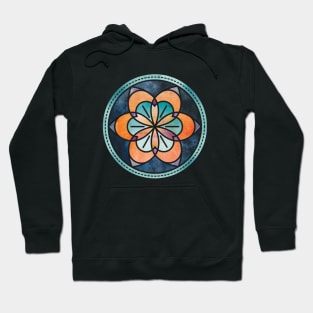 Stained Glass Geometry #4 - Bloom Hoodie